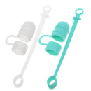 Silicone Protective Cap Cover Anti-Lost Holder & Connector Tether For Apple iPad Pro Pencil (Green)