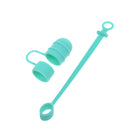 Silicone Protective Cap Cover Anti-Lost Holder & Connector Tether For Apple iPad Pro Pencil (Green)