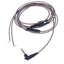 Gold Plated 3.5mm Plug Update Cable Audio Cord Replacement for iPhone iPad iPod 1.2m DIY