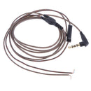 Gold Plated 3.5mm Plug Update Cable Audio Cord Replacement for iPhone iPad iPod 1.2m DIY