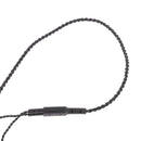 Gold Plated 3.5mm DIY Braided Line Earphone Audio Cable with Mic Replacement Headphone Wire