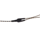 3.5mm Right Angle Audio Cable Repair Wire and Microphone for Headphone Earphone 120cm