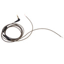 3.5mm Right Angle Audio Cable Repair Wire and Microphone for Headphone Earphone 120cm