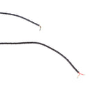 PVC Material Copper Wire Core Durable Earphone Audio Cable Connector Repair Replacement Headphone Wire Line DIY Black and Gray
