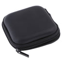 Portable Scratch Resistant Carrying Hard Case Bag Pouch for Earphone Headset Black