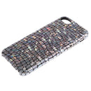 Glitter Silver Holographic Crocodile Pattern Phone Back Cover Case for iPhone 7