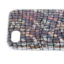 Glitter Silver Holographic Crocodile Pattern Phone Back Cover Case for iPhone 7