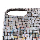Glitter Silver Holographic Crocodile Pattern Phone Back Cover Case for iPhone 7Plus