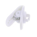 10 Pieces Earphone Headset Collar Durable Cuff Clip Holder Hook Loop White