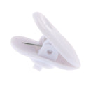 10 Pieces Earphone Headset Collar Durable Cuff Clip Holder Hook Loop White