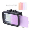 Waterproof LED Video Light 40m Diving Fill-in Light Ultra Bright 1800Lm 60-LED 5500K 12W 3-Modes Studio Light for GoPro Action Camera Sony Canon DSLR Cameras