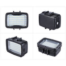 Waterproof LED Video Light 40m Diving Fill-in Light Ultra Bright 1800Lm 60-LED 5500K 12W 3-Modes Studio Light for GoPro Action Camera Sony Canon DSLR Cameras