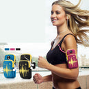 Waterproof IP67 Multi Layers Arm Bag Band Case Pouch with Earphone Opening M Purple