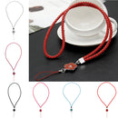 Multicolor Lanyard Strap Holder for Mobile Phone Key Chain ID Badge Cards Black