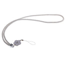 Multicolor Lanyard Strap Holder for Mobile Phone Key Chain ID Badge Cards White