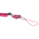 Lanyard Keychain Key Chain ID Badge Cell Phone MP3 MP4 Holder Wrist Straps Rose Red