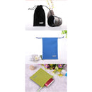 Drawstrap Mobile Phone Flannel Bag Storage bags Single Layer Bundle mini Bags for Smartphones Orange