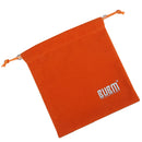 Drawstrap Mobile Phone Flannel Bag Storage bags Single Layer Bundle mini Bags for Smartphones Orange
