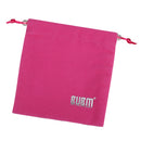 Drawstrap Mobile Phone Flannel Bag Storage bags Single Layer Bundle mini Bags for Smartphones Rose Red