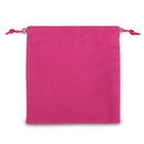 Drawstrap Mobile Phone Flannel Bag Storage bags Single Layer Bundle mini Bags for Smartphones Rose Red
