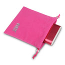 Drawstrap Mobile Phone Flannel Bag Storage bags Single Layer Bundle mini Bags for Smartphones Rose Red