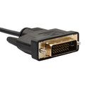 DVI-D 24+1 Pin Male to Male Dual Link Extension Cable Line for Gaming, DVD, Laptop, HDTV and Projector 1.8m