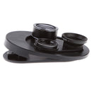 4 in 1 Lens Kit 0.63X Wide Angle+198Â° Fisheye+15X Macro Lens for Smart Phone Black