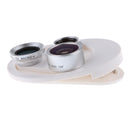 Universal 4 in 1 Phone Lens Kit 198Â°Fisheye 0.63x Wide Angle for Smartphone Silver
