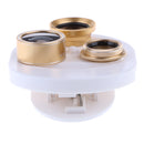 4 in 1 Phone Lens Kit 198Â°Fisheye+0.63x Wide Angle+Macro Lens+Polarizer Lens Gold
