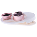 Cell Phone lens 4 in1 HD Camera Kit 198Â° Fisheye +0.63x Wide Angle+15x Macro Rose Gold