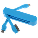 3 in 1 Micro & IOS USB Data Sync Cable Lead Charger for iPhone 4 4s 7 8 Samsung HTC