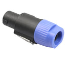 Audio Speaker Plug Twist Lock 4 Pole Speaker Plug for Speakon NL4FC