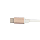 USB Type C Adapter , USB 3.1 Type C Reversible (USB-C) Male to HDMI 4K + VGA + Audio Female Connector Adapter Converter Cable for Apple New MacBook 12" Laptop Gold