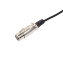 3.5mm Jack Plug TRS to XLR Cable (Male to Female) Mic Audio Cord Extension Conversion Cable for Condenser Microphone 10Ft