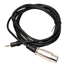 3.5mm Jack Plug TRS to XLR Cable (Male to Female) Mic Audio Cord Extension Conversion Cable for Condenser Microphone 10Ft
