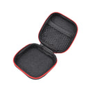 KZ Earbuds Carrying Case with Internal Mesh Pocket for Earphone or Smartphone's Charging Cable SMD Card USB Cable Earphone Black