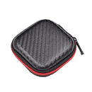 KZ Earbuds Carrying Case with Internal Mesh Pocket for Earphone or Smartphone's Charging Cable SMD Card USB Cable Earphone Black