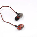 KZ ZSE In Ear Headphone Dynamic Dual Driver Earphone HiFi Bass Music Earbud Sport Running Headset Noise Isolating