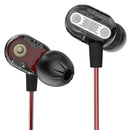 KZ ZSE In Ear Headphone Dynamic Dual Driver Earphone HiFi Bass Music Earbud Sport Running Headset Noise Isolating