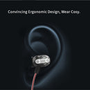KZ ZSE In Ear Headphone Dynamic Dual Driver Earphone HiFi Bass Music Earbud Sport Running Headset Noise Isolating