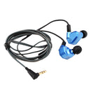 KZ ZS5 2DD+2BA Hybrid In Ear Earphone HiFi Bass Running Sport Earbuds Stereo Noise Isolating Headset Wired Headphone Blue