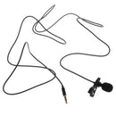 Lavalier Microphone, 3.5mm Metal Plug Lapel Clip-on Omnidirectional Condenser Microphone for iPhone & Android Smartphones , Computer Black