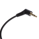 Right Angled 3 Pole 3 Ring 1/8'' 3.5mm Male to 4 Pole Male TRRS Female Adapter Cable Extension Wire Black
