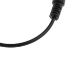 Right Angled 3 Pole 3 Ring 1/8'' 3.5mm Male to 4 Pole Male TRRS Female Adapter Cable Extension Wire Black