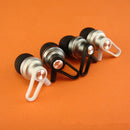 10mm Earpiece Earphone Shell + Ear Pads + Ear Hooks Replacement Set for Audio-Technica Headphone