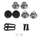 10mm Earpiece Earphone Shell + Ear Pads + Ear Hooks Replacement Set for Audio-Technica Headphone