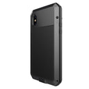Heavy Duty Aluminum Metal Bumper Frame Anti-Scratch Anti Shock Cover Protector Case for Apple iPhone X black
