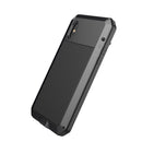 Heavy Duty Aluminum Metal Bumper Frame Anti-Scratch Anti Shock Cover Protector Case for Apple iPhone X black