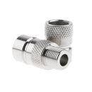 Silver Headphone Wire Multi-Core Cable Earphone 4mm Jack In & 2x 2mm Jack Out Splitter Connector
