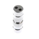 Silver Headphone Wire Multi-Core Cable Earphone 4mm Jack In & 2x 2mm Jack Out Splitter Connector